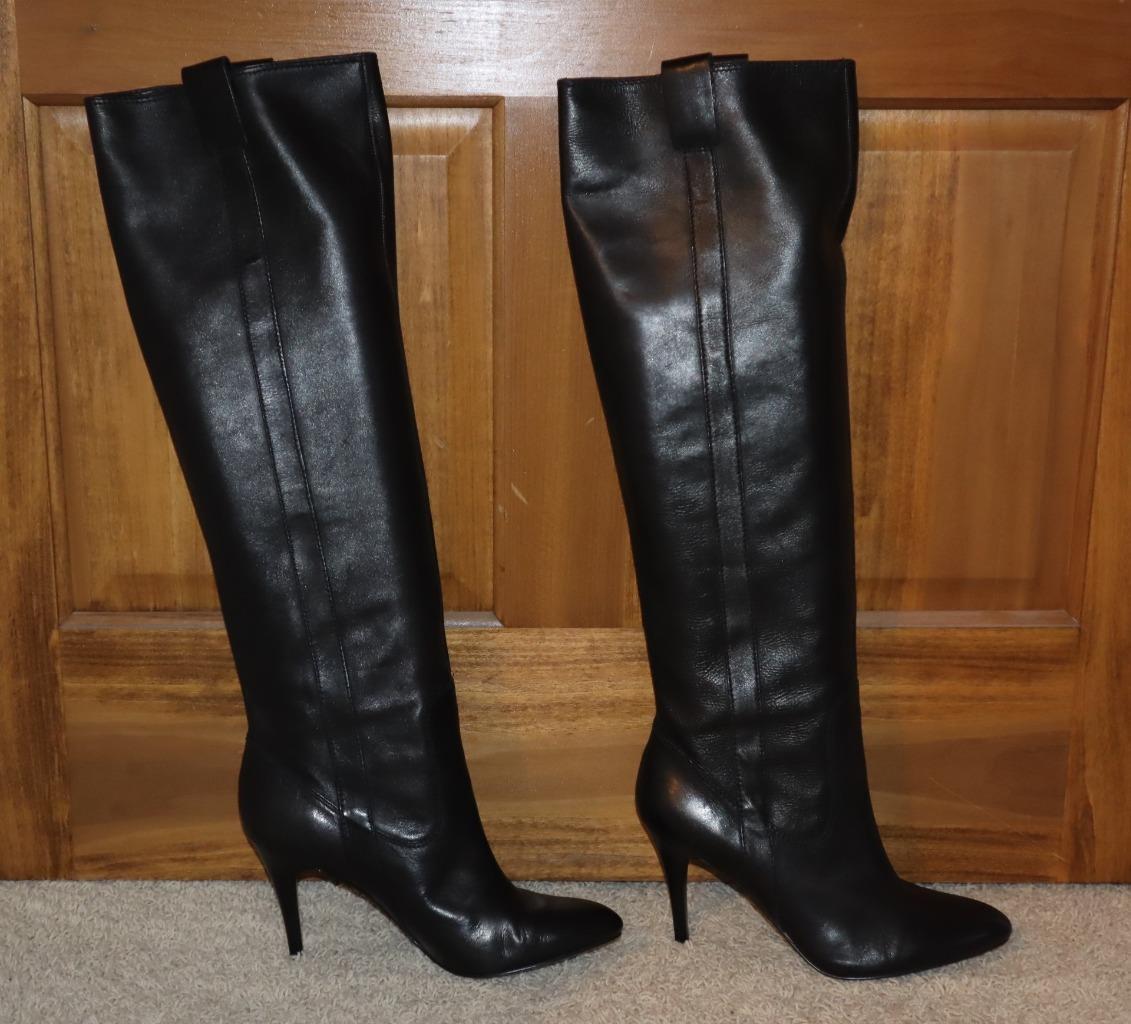 eBay Leather: Guess by Marciano tall black leather boots fetch a very ...