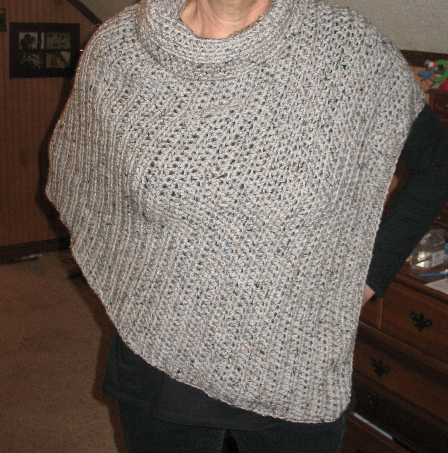 the-busy-bucharoo-crochet-cowl-neck-poncho