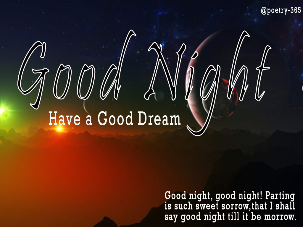 Wishes and Poetry: Sweet Good Night Quotes Images for Friend.