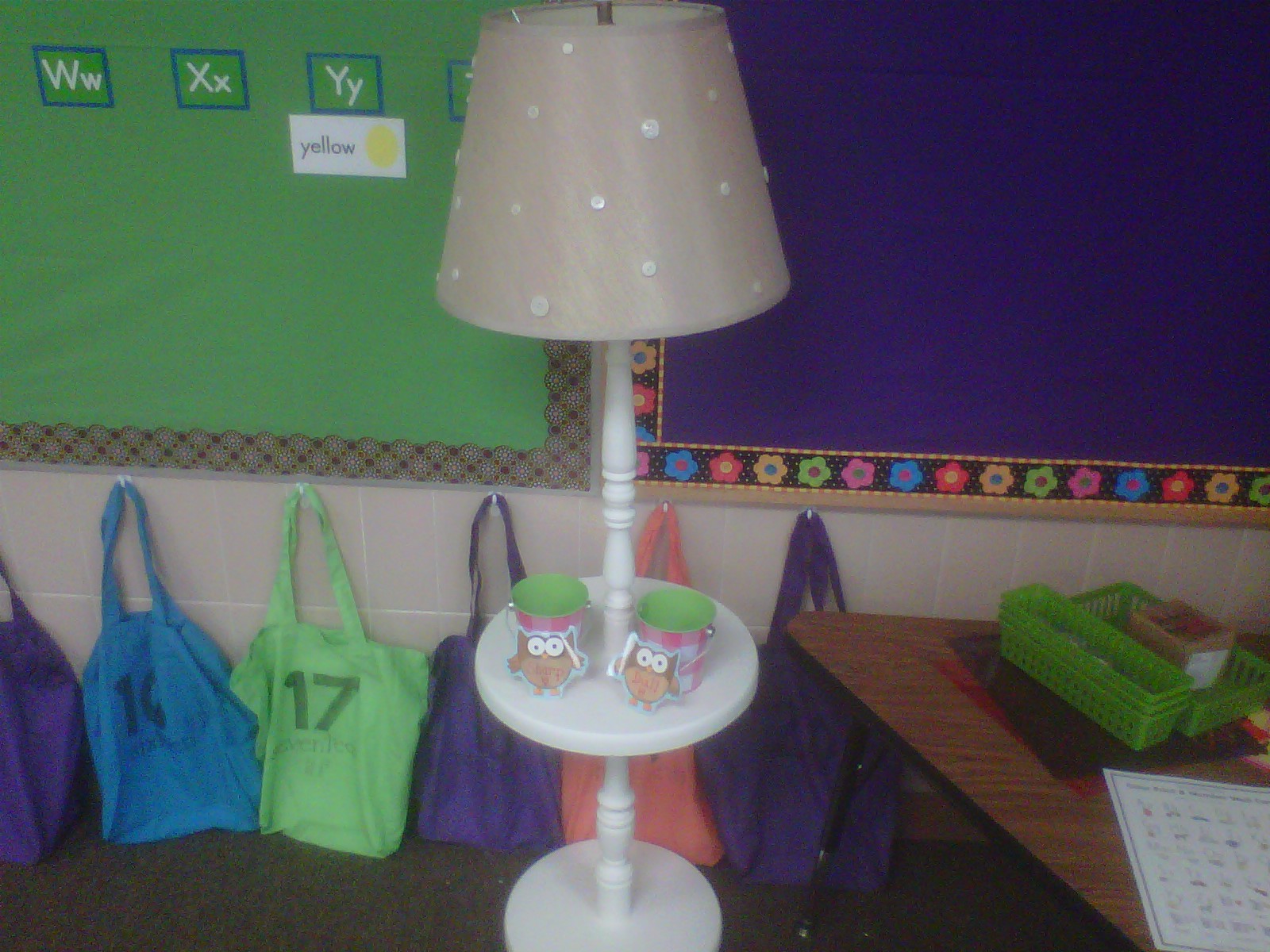Miss Smith's Kindergarten Refinished Lamp