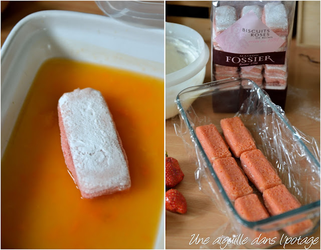 Charlotte-fraises-Plougastel -biscuits roses -Reims-fossier-dessert-facile