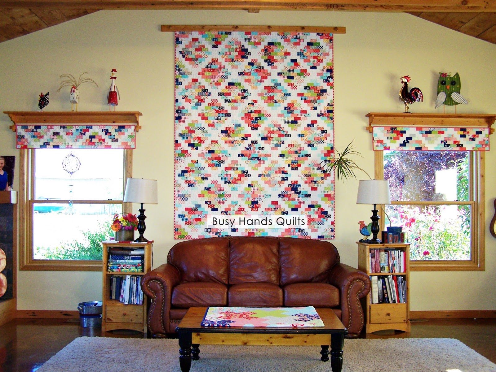 Busy Hands Quilts Finished or Not Friday {a Linky Party!} + Brick