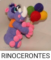 PATRONES RINOCERONTES AMIGURUMI