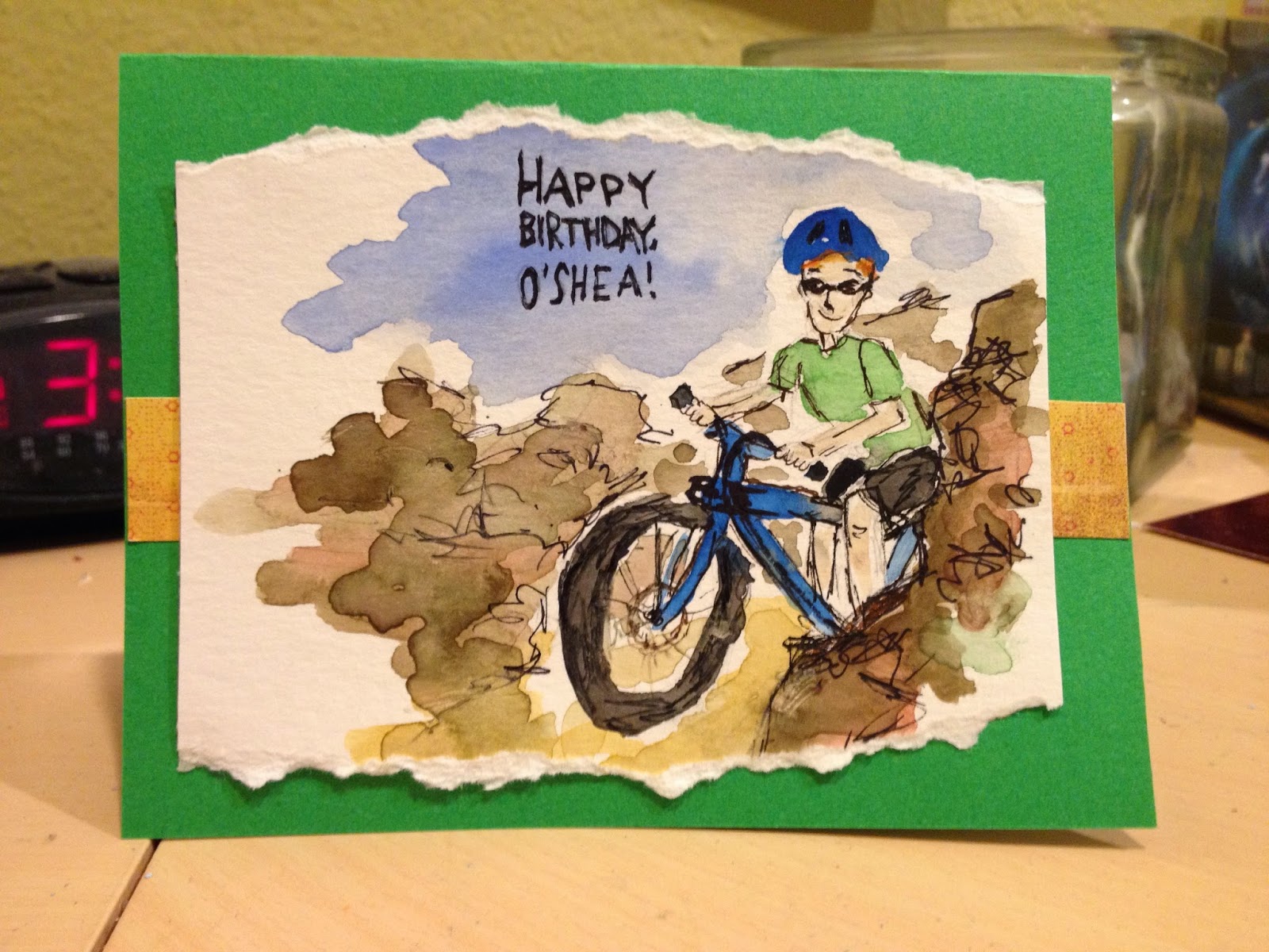 Debbie Dots Greeting Card Blog Mountain Bike Birthday