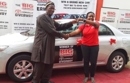 6th Winner Emerges in the BIG Games Toyota Corolla Give Away