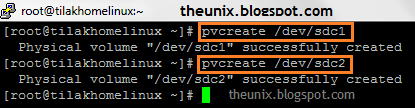 Linux LVM - Creating PVs ~ The Unix