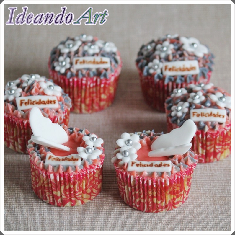 Cupcakes románticos