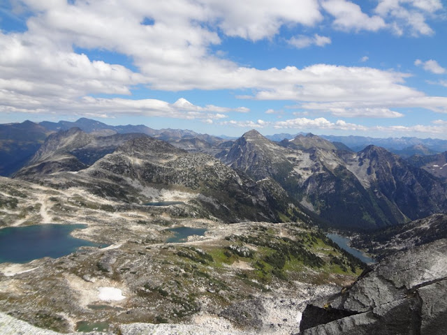 View from Summit of Mt. Gandalf, Tolkien Group, BC