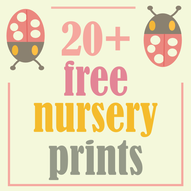 More Than 20 Free Nursery Printables Kids Room Printables Links More Than 20 Free Nursery Printables Kids Room Printables Links