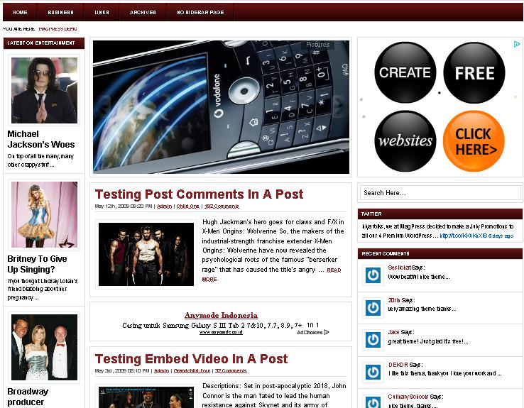 download free wordpress themes and cool free all themes