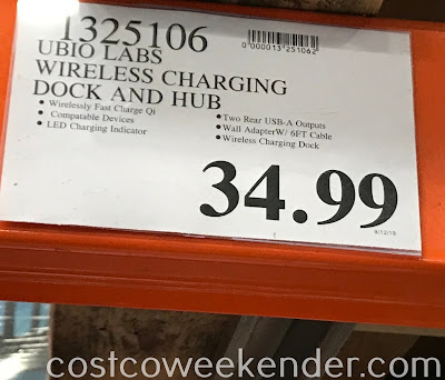 Deal for the Ubio Labs Wireless Charging Stand at Costco