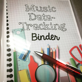 Data-tracking in the music room: Strategies for making data-tracking easy and helpful! Includes a freebie for tracking data!