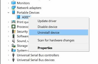 Uninstall Device/Driver