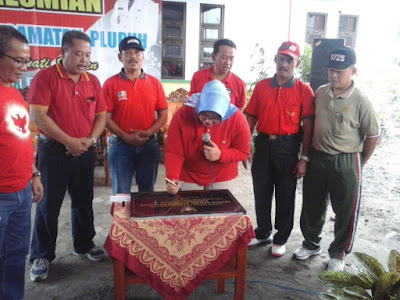 BABINSA SAMBIREJO HADIRI PERESMIAN GEDUNG KANTOR KECAMATAN PLUPUH
