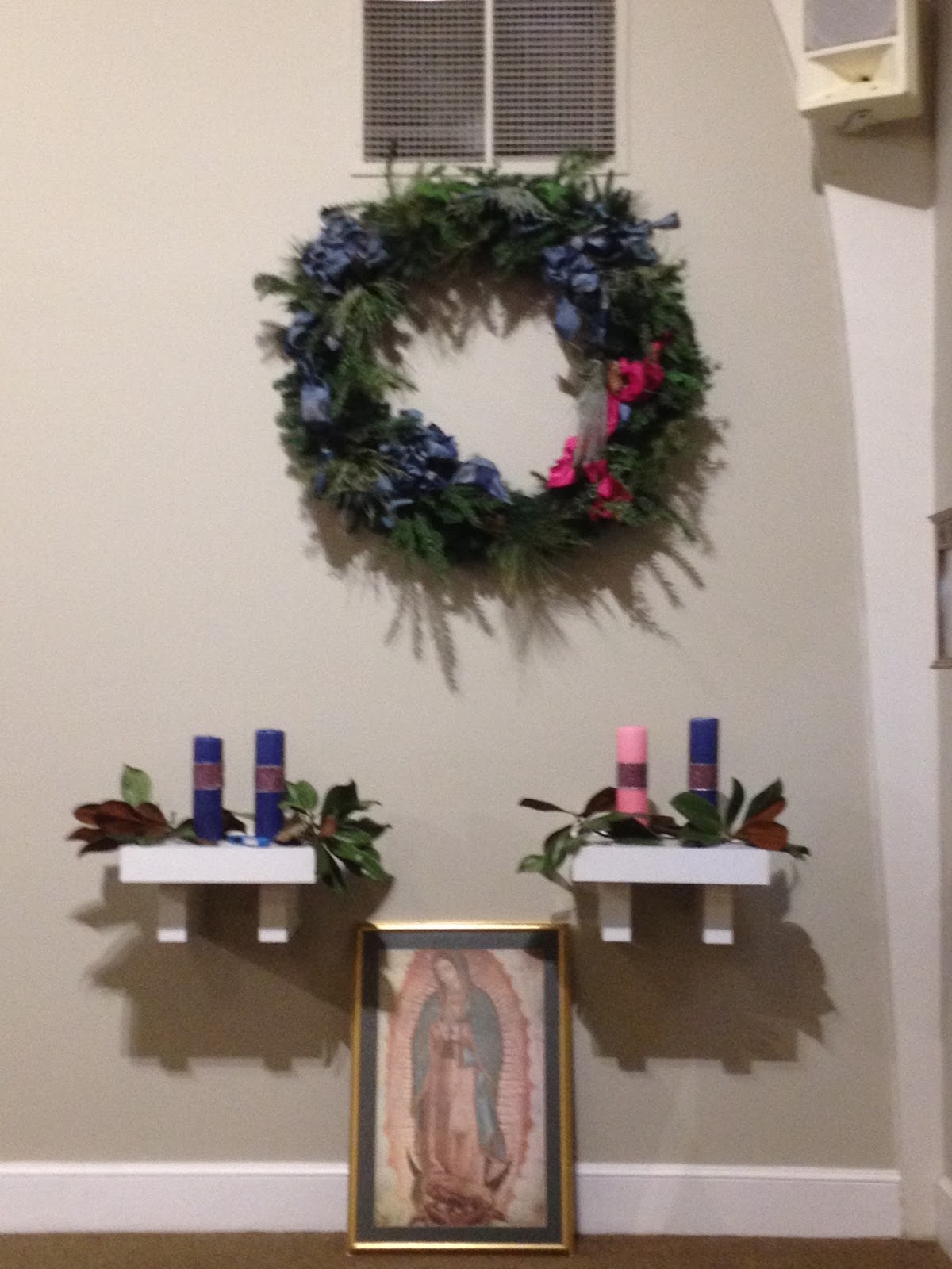 A Catholic Priest in Mississippi Lighting of the Advent wreath 3rd Sunday of Advent December