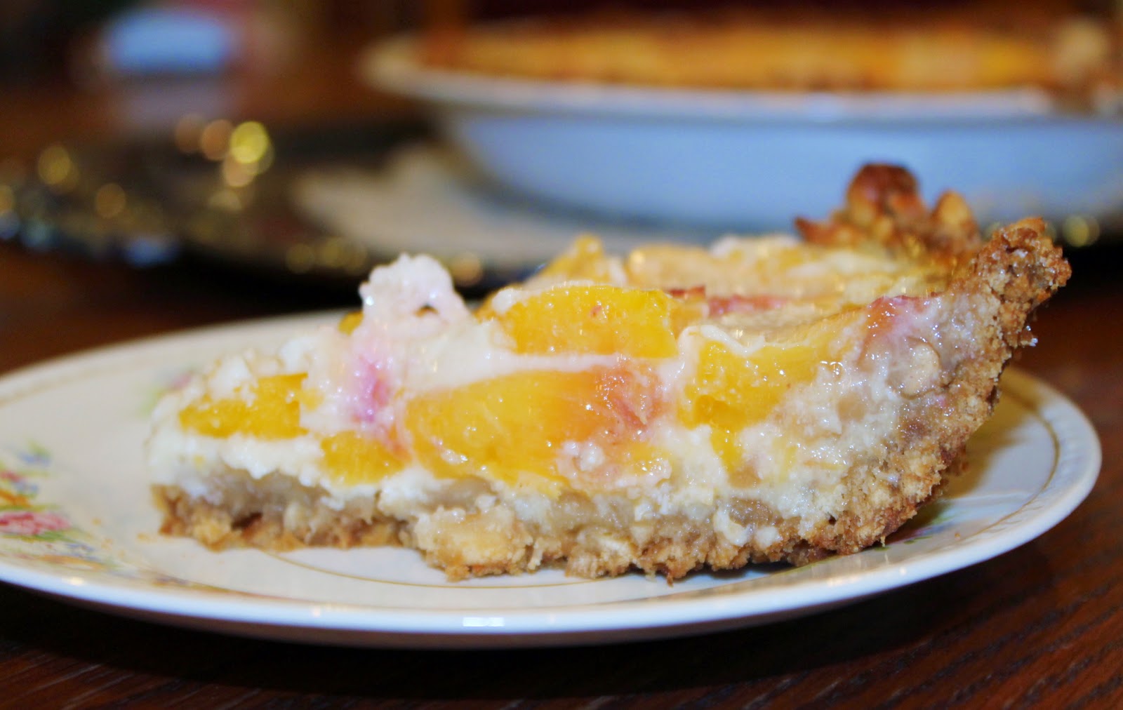 Easy as Pie in Kansas Peach Custard Pie Week 36