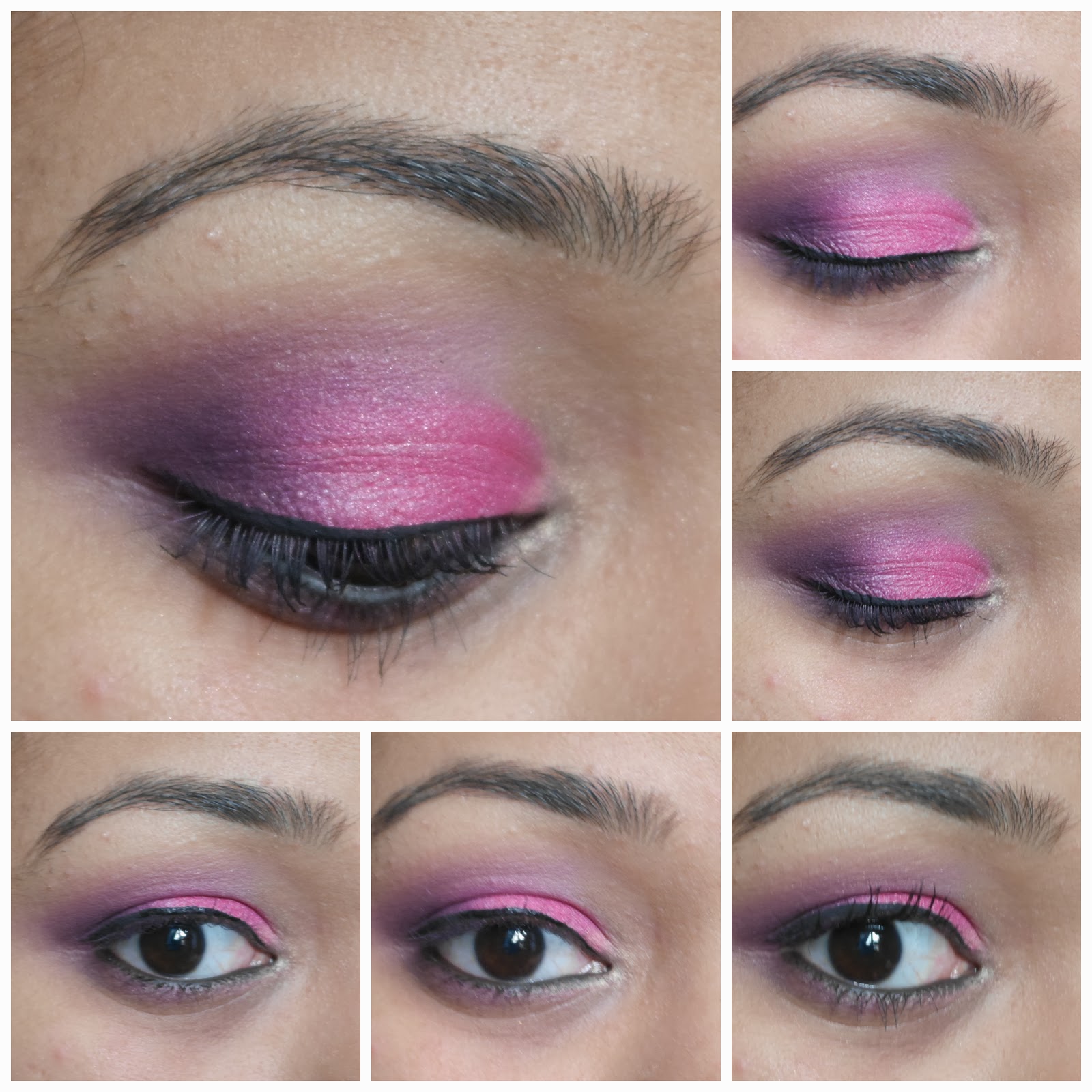 Pink Purple eyemakeup-tutorial-technique