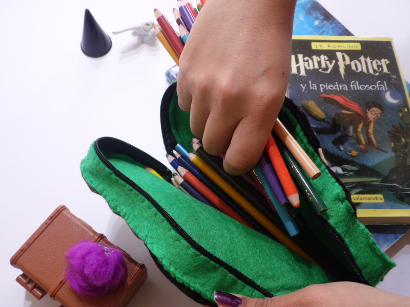 Portalápices de fieltro - Hagrid