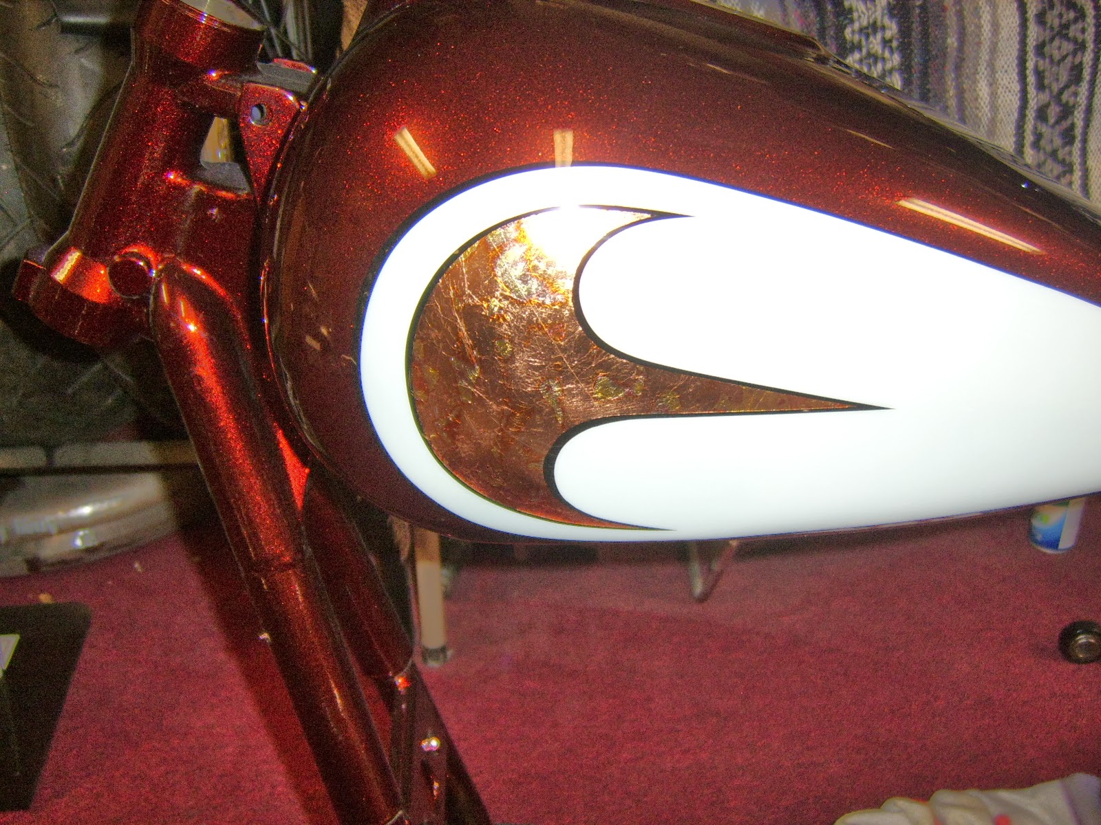 PyroChop Dyna Gold Leaf Paint Job