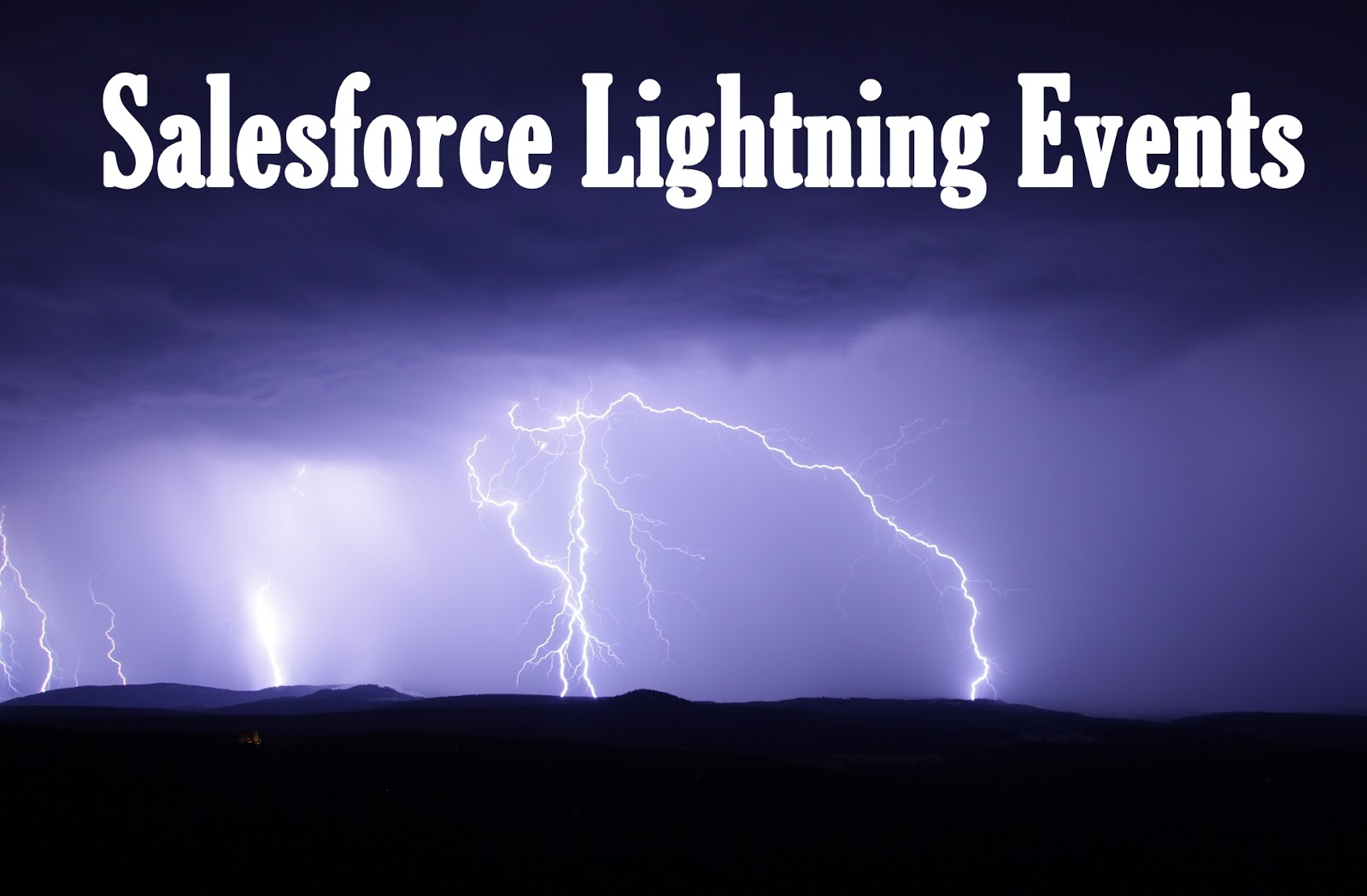 Events in Salesforce Lightning Introduction SFDC Stop