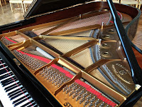 Steinway grand piano interior