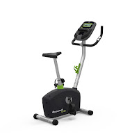 Universal U10 Upright Exercise Bike, review updated model of Schwinn A10, perimeter weighted flywheel, 8 levels of ECB magnetic resistance, 7 workout programs