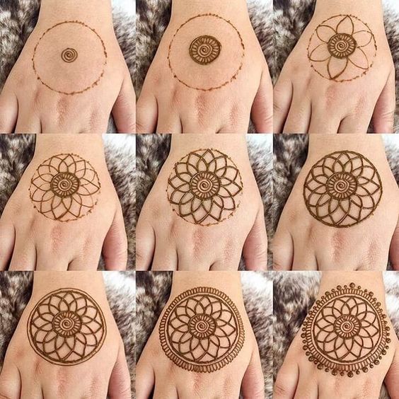 easy henna designs for beginners