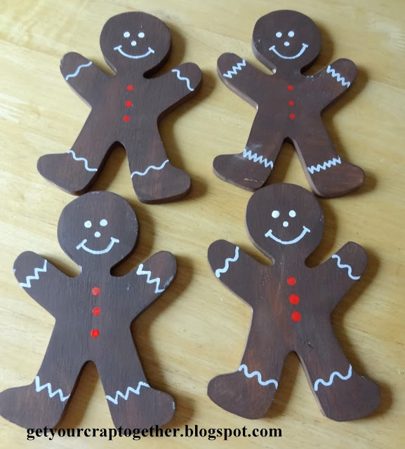 simple gingerbread man wreath tutorial