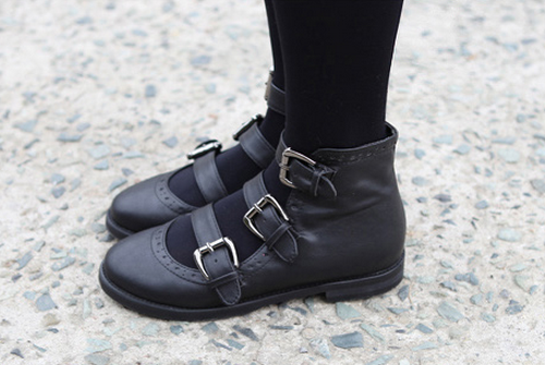 [Miamasvin] Multi-strap Mary Jane Shoes | KSTYLICK - Latest Korean Fashion | K-Pop Styles 