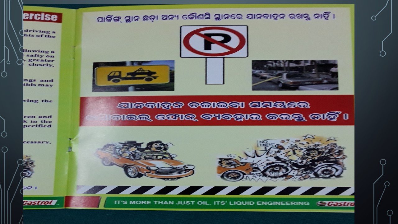 Traffic Rules in odia language By A C Mohanty Asst.Mgr(Min)