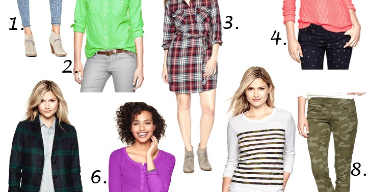 in the fashion lane: My Gap Fall Wish List