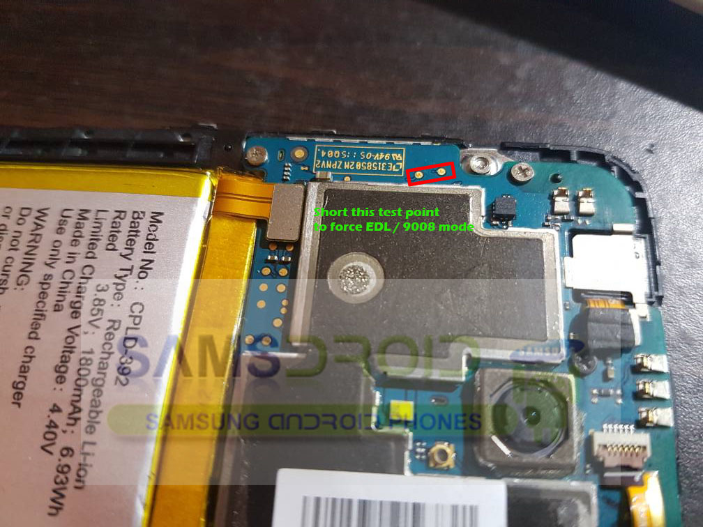 Coolpad Fancy E561 EDL Flashing / Unbricking