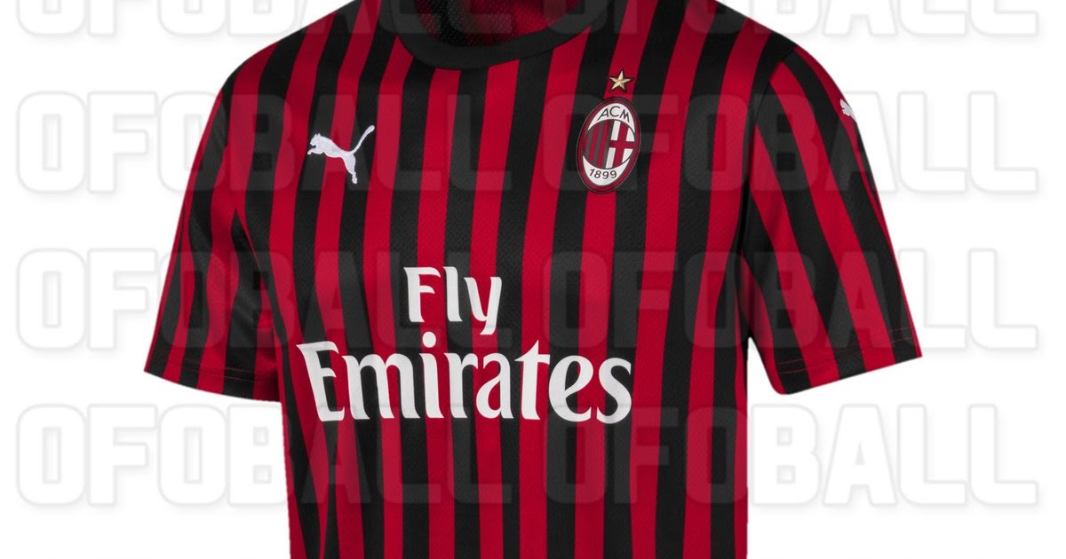 AC Milan 201920 Home Kit Leaked Leaked Football Shirts