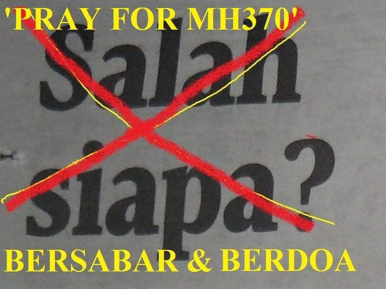 'PRAY FOR MH 370'