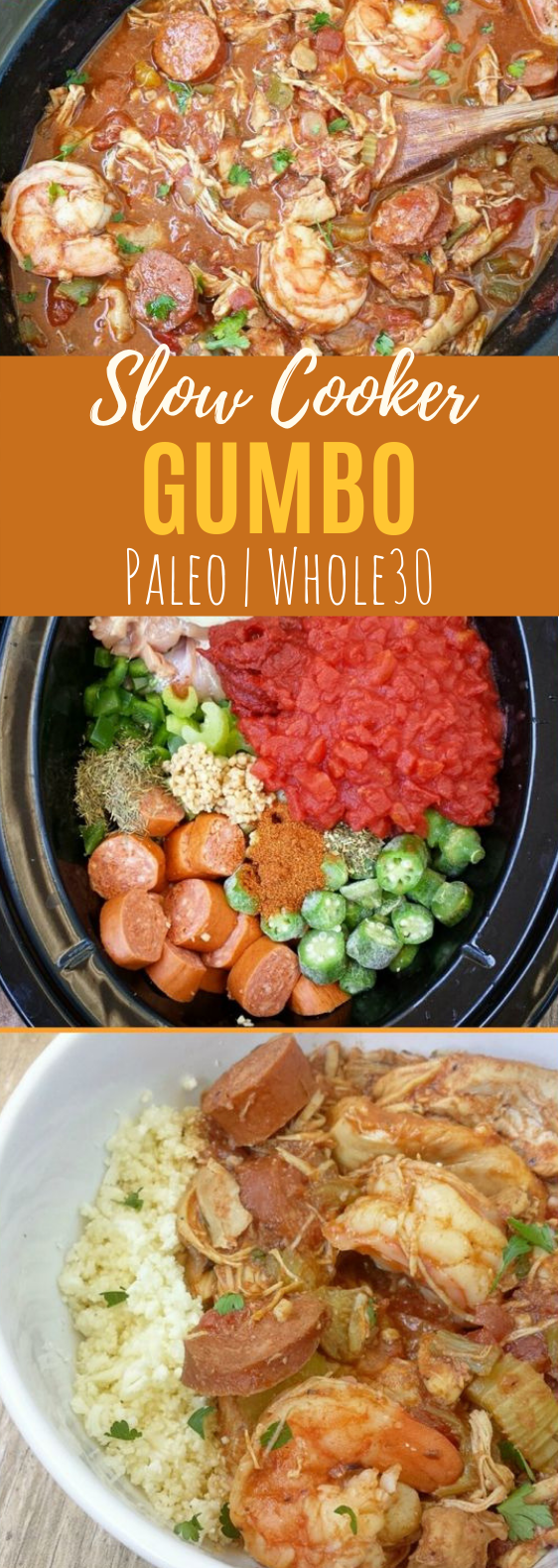 Slow Cooker Gumbo #Whole30 #Paleo