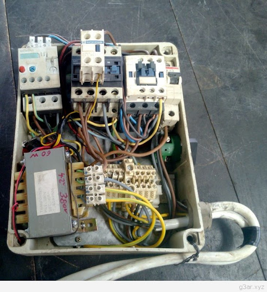 Automatic spinning of wire pay-off station 1