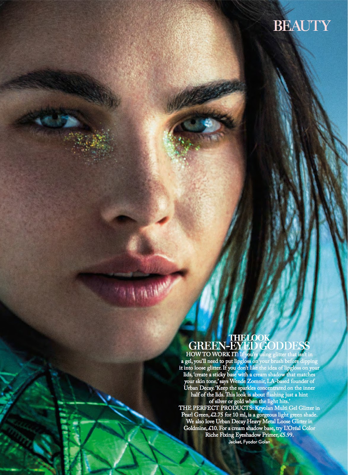 crystal clear: bambi northwood-blyth by enrique badulescu for uk marie ...