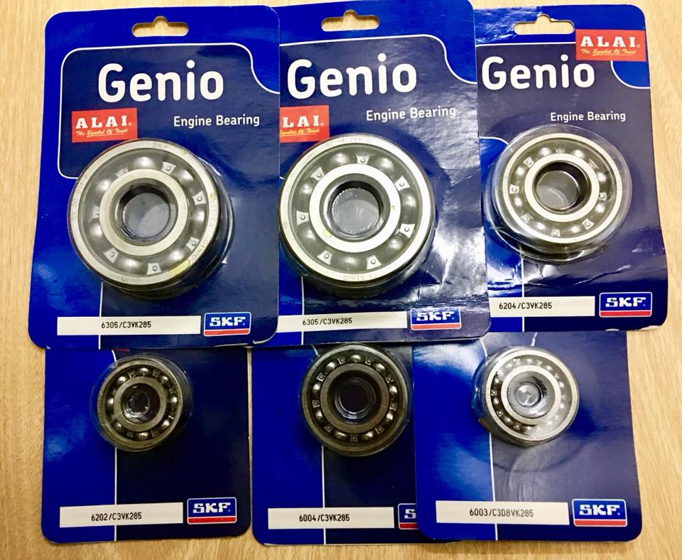 SKF GENIO Engine Bearing Set LC135 5 Speed / Sniper135 5 Speed
