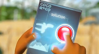 coco puffs advert solution button ipad apple monkey