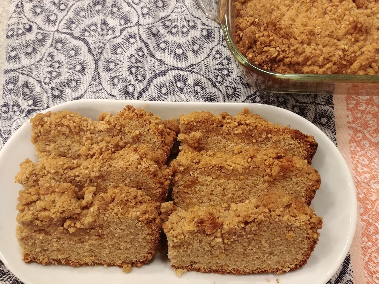 Sesame Coffee Cake