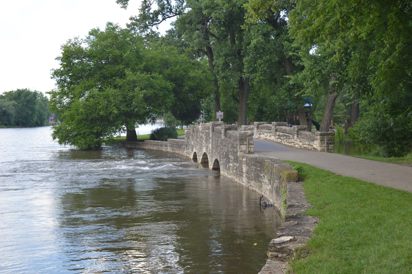Industrial History UP/C&NW Bridge over Fox River in Geneva, IL