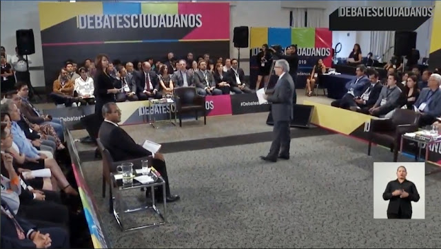 Miguel Barbosa, el gran ausente del Debate Ciudadano 2019
