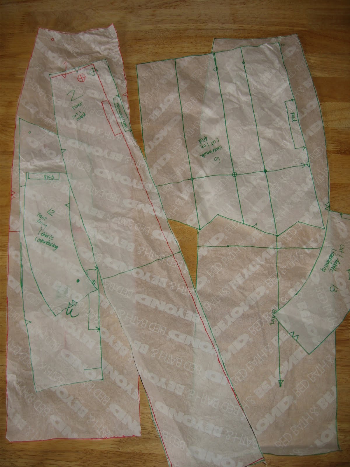 RisC Handmade: Tips for Re-using Sewing Patterns