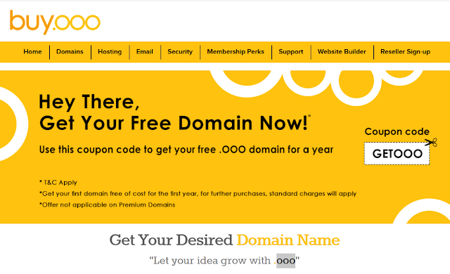 Cara Mendapatkan Domain .ooo Gratis