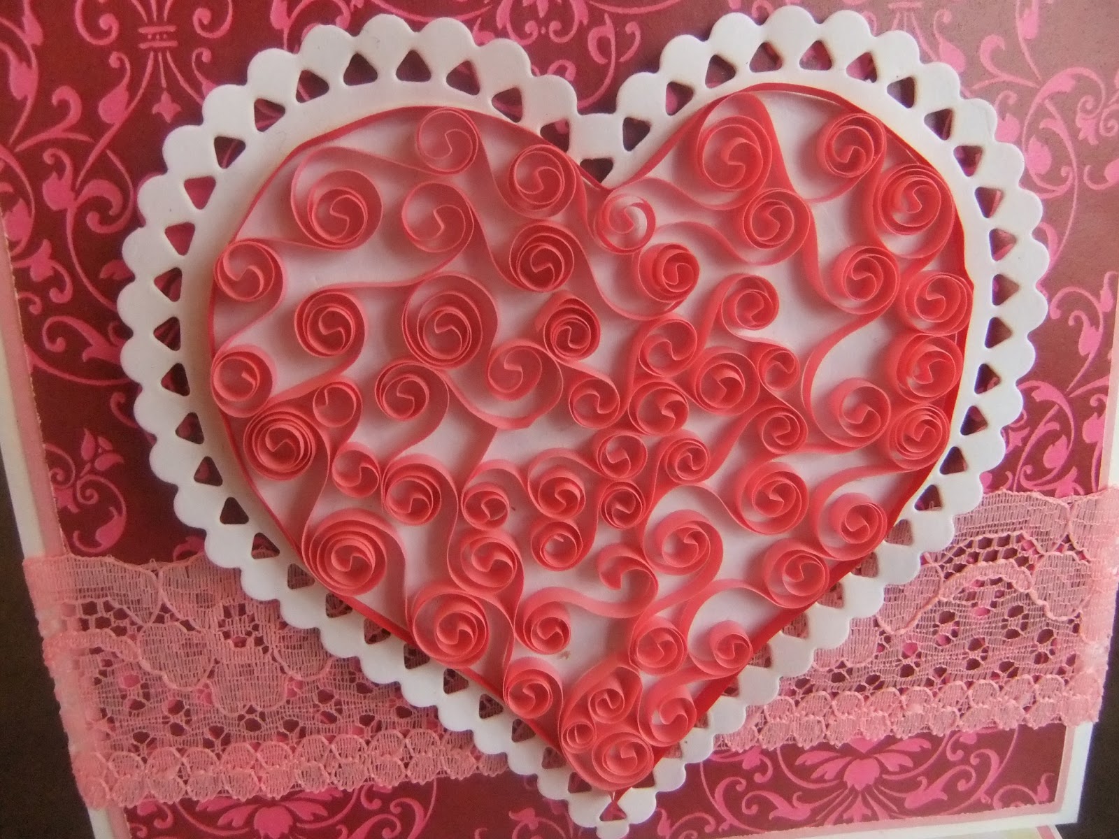 Quilled Heart Card