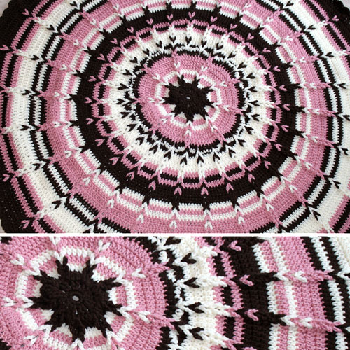 Beautiful Skills Crochet Knitting Quilting Round Jacob's Ladder