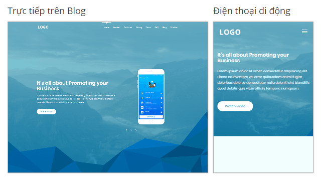 Việt Blogger Services Landing Page Blogger Template