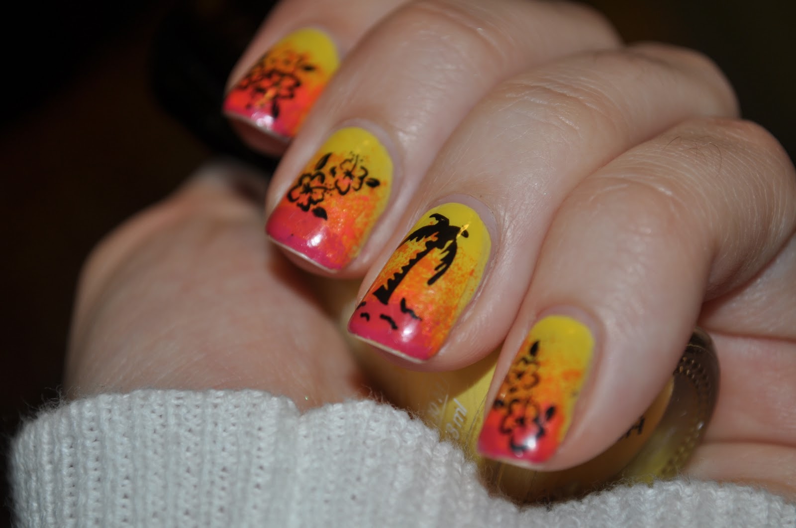 4. Beachy Nail Art for a Tropical Vibe - wide 7