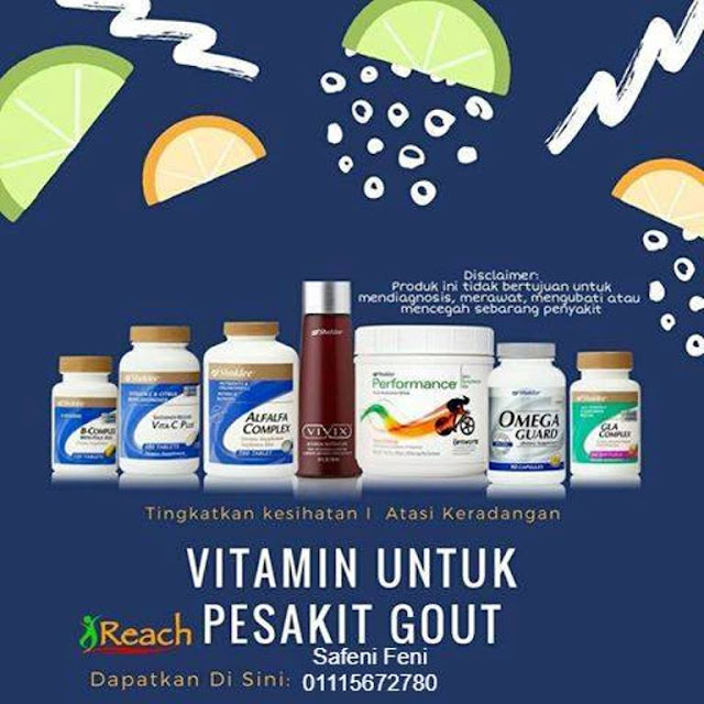 VITAMIN UNTUK PESAKIT GOUT Blog Safeni Feni