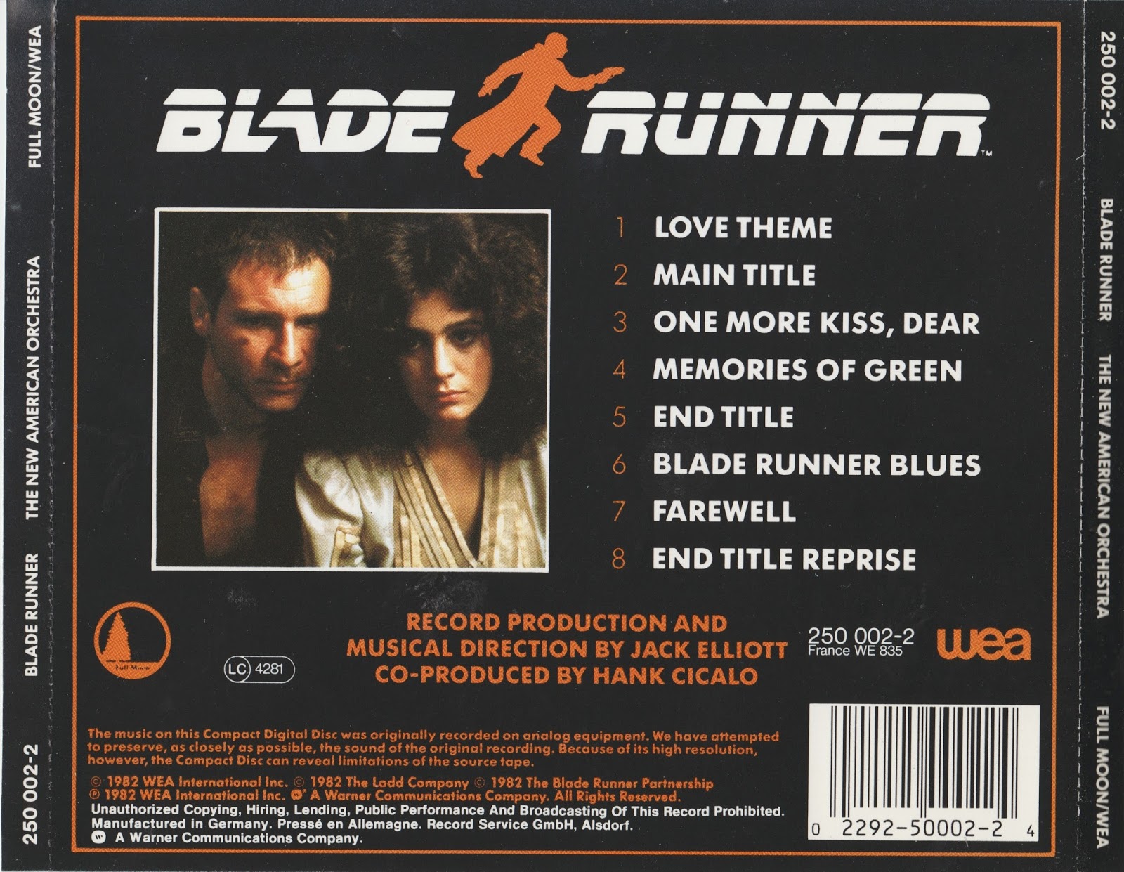 Vangelis Blade Runner [2001]. Vangelis – Blade Runner Trilogy. CD Blade Runner OST (4cd Box). Blade Runner CD Label. Runner soundtrack